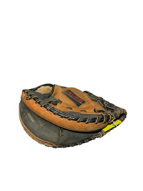 Vist Large View of Product Image Which is Used All-Star YOUNG PRO CATCHERS MITT BB/SB Catchers RH Throw Black 32"