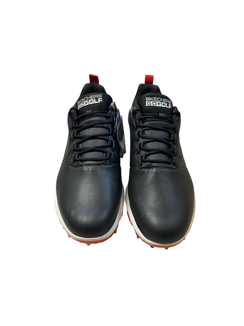 Vist Large View of Product Image Which is Used Sketchers GO GOLF PRO 4 LEGACY Mens Golf Shoes Black Senior 9