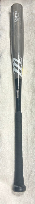 Vist Large View of Product Image Which is Used Marucci POSEY28 PRO METAL MCBP28S BBCOR High School -3 Bat Grey And Black 33"