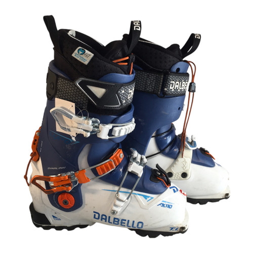 Vist Large View of Product Image Which is Used Dalbello 24.5 DALBELLO LUPO AX110 AT BOOTS Womens DH Ski Boot Royal Blue And White 245 MP - M06.5 - W07.5 11749-S000165900
