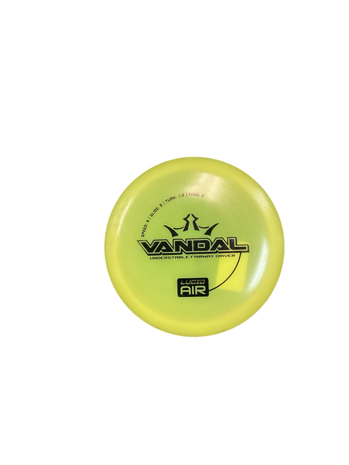 Vist Large View of Product Image Which is Used Dynamic Discs VANDAL LUCID AIR Disc Golf Driver Yellow
