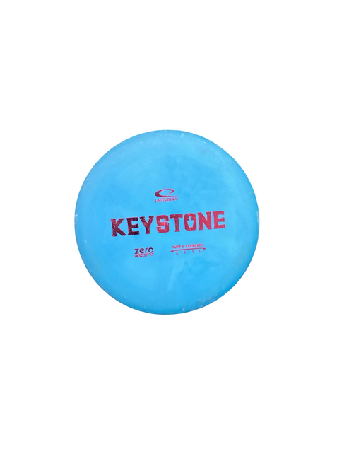 Vist Large View of Product Image Which is Used Latitude 64 KEYSTONE Disc Golf Putter Royal Blue
