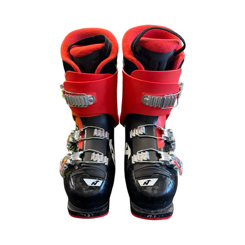 Vist Large View of Product Image Which is Used Nordica SPEED MACHINE J3 Boys DH Ski Boot Red 225 MP - J04.5 - W5.5