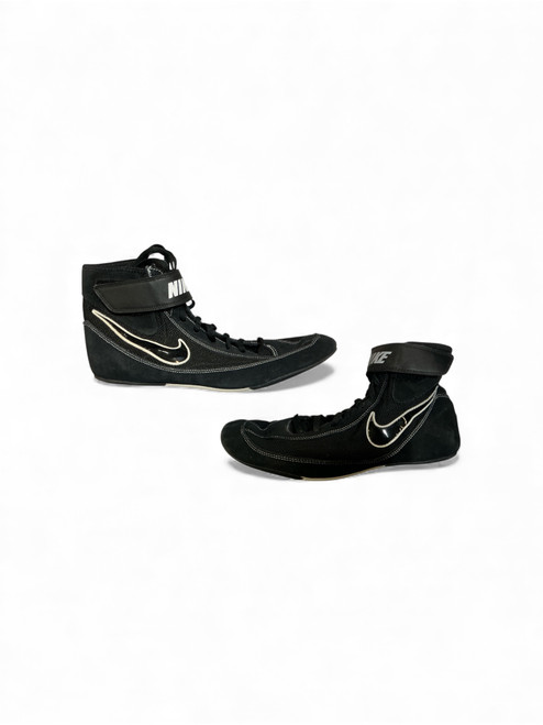 Vist Large View of Product Image Which is Used Nike Wrestling Shoes Black Senior 12