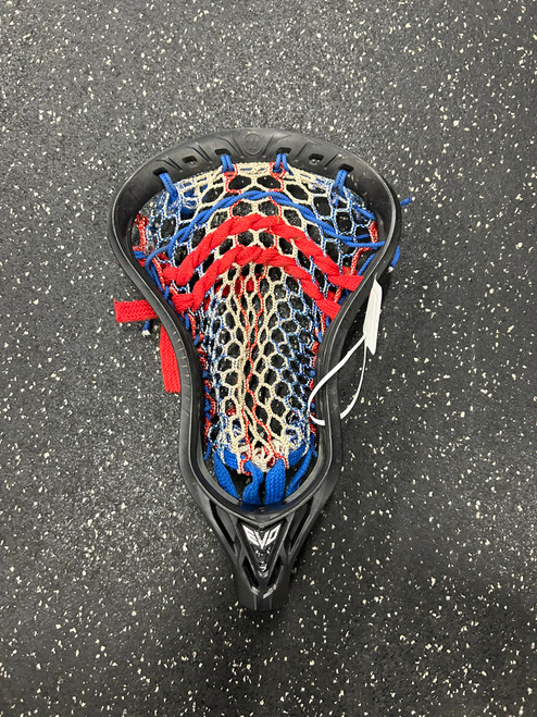 Vist Large View of Product Image Which is Used Warrior EVO 5 Mens Lacrosse Head Black