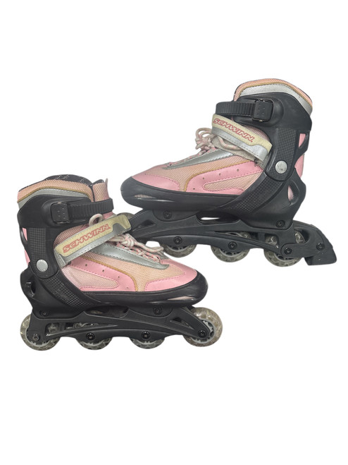 Vist Large View of Product Image Which is Used Schwinn JR SKATES Junior Rec Fitness Skates Pink Adjustable