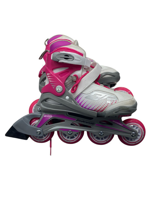 Vist Large View of Product Image Which is Used Bladerunner ADJUSTABLE Junior Rec Fitness Skates White Adjustable