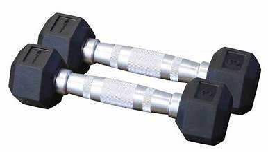 Vist Large View of Product Image Which is New 3LB Coated Dumbbells