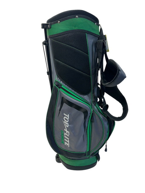 Vist Large View of Product Image Which is Used Top Flite GAMER Mens Stand Bag Grey And Lime