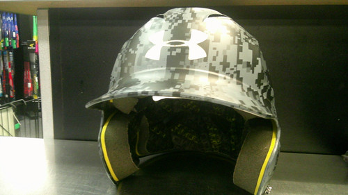 Vist Large View of Product Image Which is Used Under Armour UABH100 Batting Helmet No Mask Grey SM