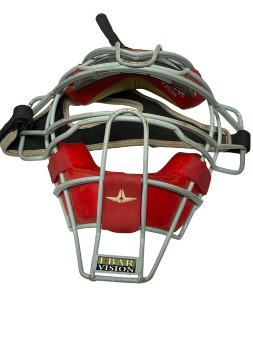 Vist Large View of Product Image Which is Used All-Star FM 25LMX Baseball Catchers Mask Red