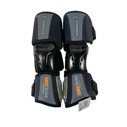 Used Shock DR FORMULA Lacrosse Arm Guards Black LG 11506-S000228515