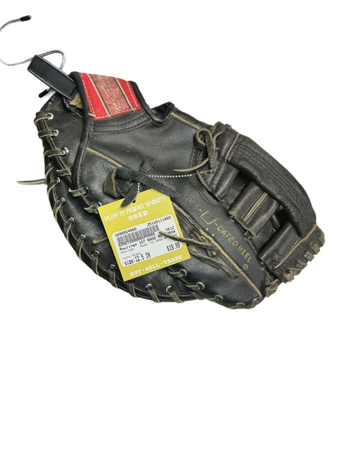 Vist Large View of Product Image Which is Used Rawlings 1ST BASE RH THROW BB/SB First Base RH Throw Black 12 1/2"