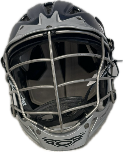 Vist Large View of Product Image Which is Used Cascade CPVS Lacrosse Helmet Navy Blue S/M