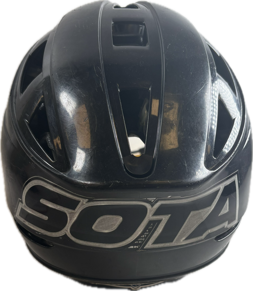 Vist Large View of Product Image Which is Used Cascade CPXR Lacrosse Helmet Black And Yellow One Size