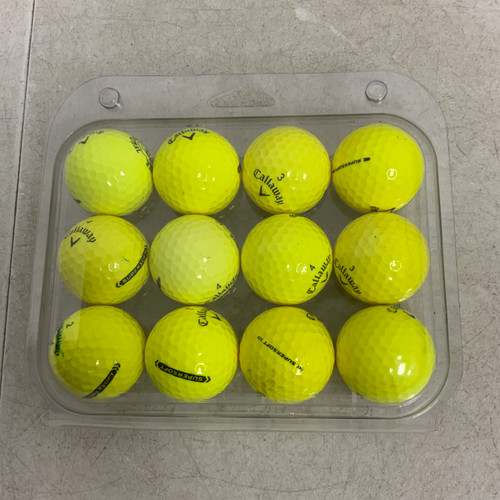 Vist Large View of Product Image Which is Used Callaway SUPERSOFT YELLOW 12 Pack - Golf Balls