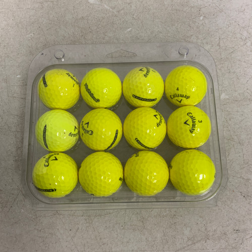 Vist Large View of Product Image Which is Used Callaway SUPERSOFT YELLOW 12 Pack - Golf Balls