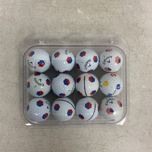 Vist Large View of Product Image Which is Used Callaway CHROME SOFT ASSORTED 12 Pack - Golf Balls