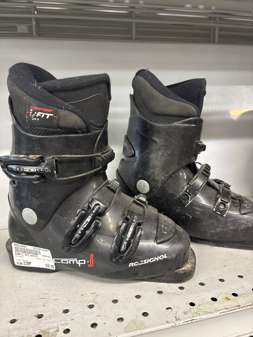 Vist Large View of Product Image Which is Used Columbia SKI BOOTS Boys DH Ski Boot Black 210 MP - J02