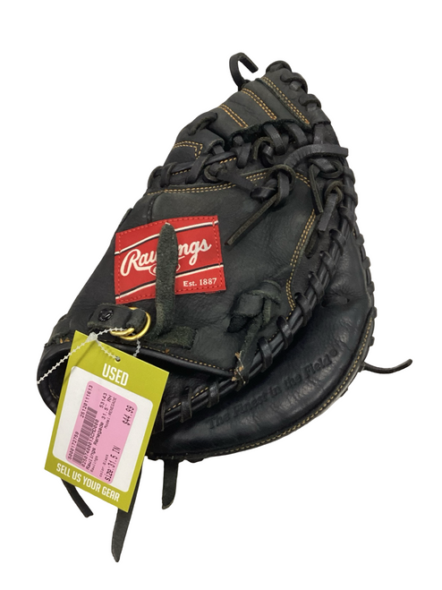 Vist Large View of Product Image Which is Used Rawlings RENEGADE BB/SB Catchers RH Throw Black 31 1/2"