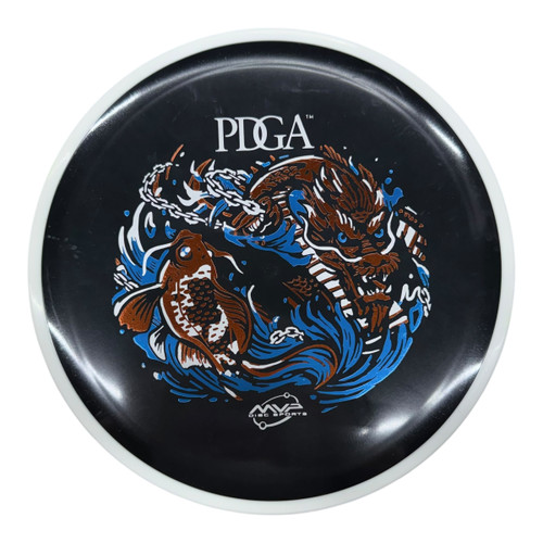 Vist Large View of Product Image Which is Used MVP PDGA CRAVE Disc Golf Driver Black 165g