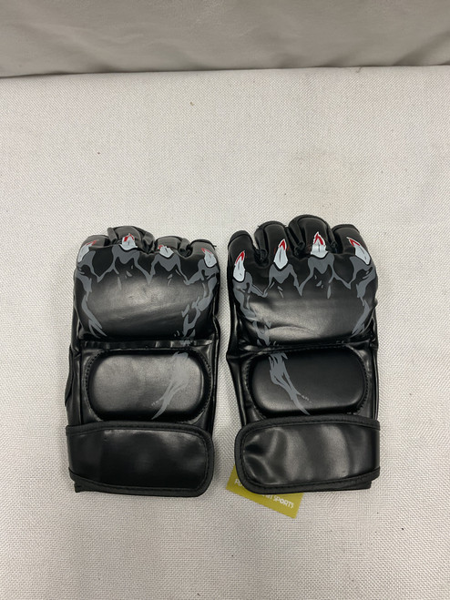 Vist Large View of Product Image Which is Used MMA Gloves Black Senior