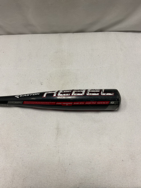 Vist Large View of Product Image Which is Used Easton REBEL YBM18RBRD01 BB/SB USA 2 1/4 Bat 27"