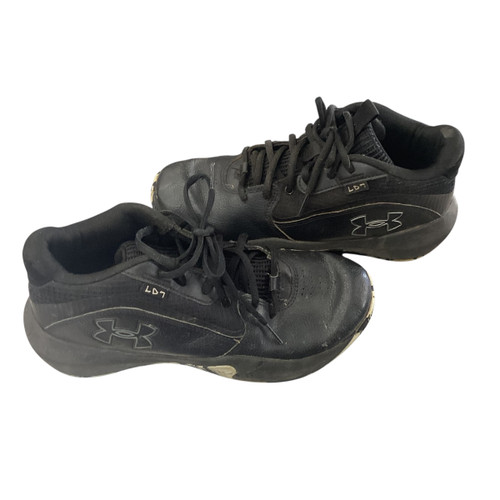 Vist Large View of Product Image Which is Used Under Armour Basketball Shoes M Black Senior 8