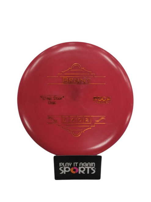 Vist Large View of Product Image Which is Used Lone Star Disc BENNY Disc Golf Putter Red