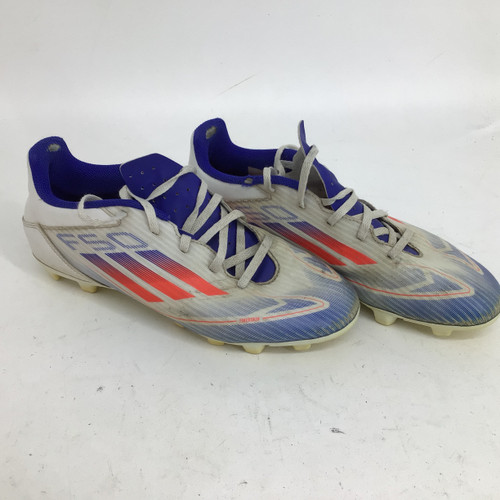 Vist Large View of Product Image Which is Used Adidas F50 CLUB SR 7 SOCCER CLEATS Soccer Cleats White Senior 7