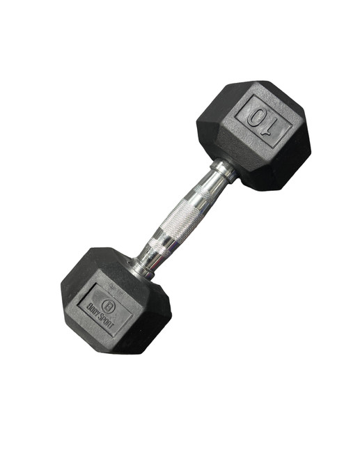 Vist Large View of Product Image Which is New 10# RUBBER DUMBBELL