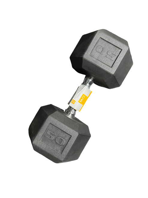 Vist Large View of Product Image Which is New 50# RUBBER DUMBBELLS