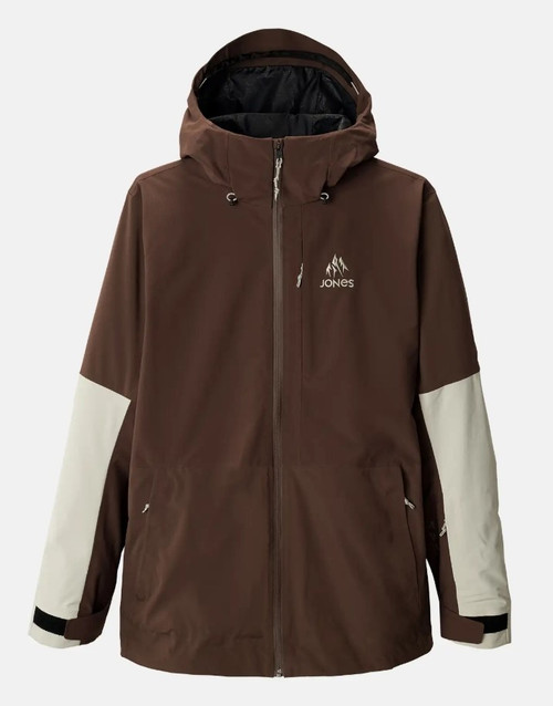 Vist Large View of Product Image Which is New JONES MTN SURF RECYCLED JACKET COFFEE BROWN MD