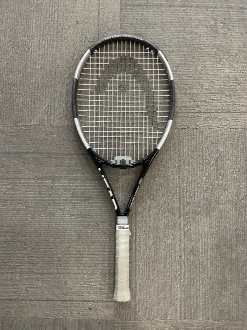Vist Large View of Product Image Which is Used Head LIQUIDMETAL 8 Adult Tennis Racquet Black Unknown
