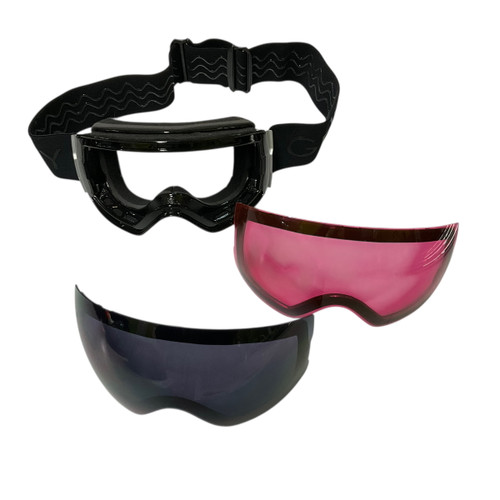 Vist Large View of Product Image Which is Used Snow Goggles Adult Black