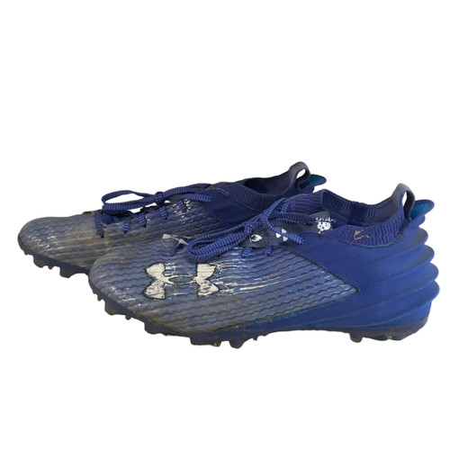 Vist Large View of Product Image Which is Used Under Armour Adult FB Cleats Royal Blue Senior 9.5
