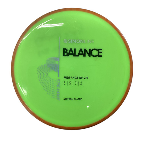 Vist Large View of Product Image Which is Used Axiom BALANCE Disc Golf Mid Range Green