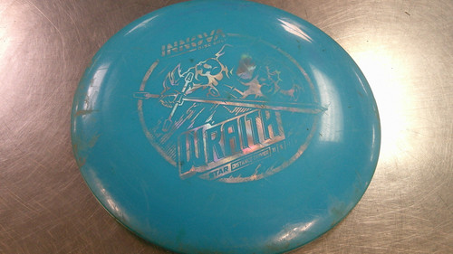 Vist Large View of Product Image Which is Used Innova STAR WRAITH Disc Golf Mid Range Royal Blue