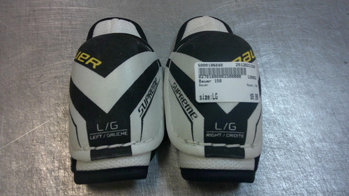 Vist Large View of Product Image Which is Used Bauer 150 Youth Elbow Pads LG