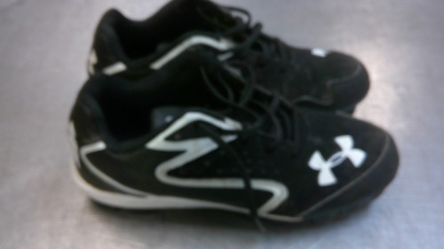 Vist Large View of Product Image Which is Used Under Armour BASEBALL BB/SB Cleats Black Senior 6