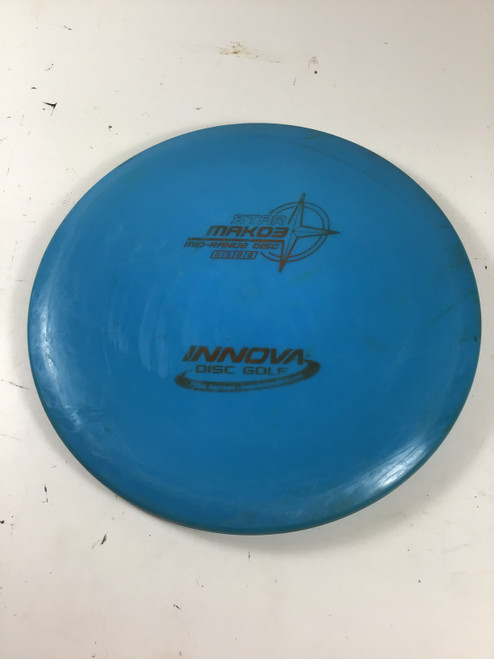 Vist Large View of Product Image Which is Used Innova STAR MAKO3 Disc Golf Mid Range Royal Blue 177g