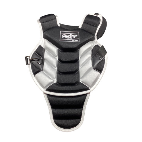 Vist Large View of Product Image Which is Used Rawlings REVA JUNIOR Catchers Chest Protector Black Junior