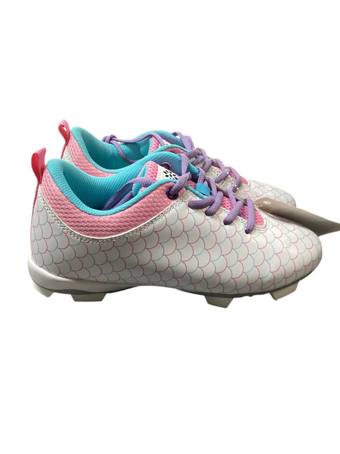 Vist Large View of Product Image Which is Used RIP-IT PLAY BALL PINK/PURP/WHITE BB/SB Cleats White Junior 05