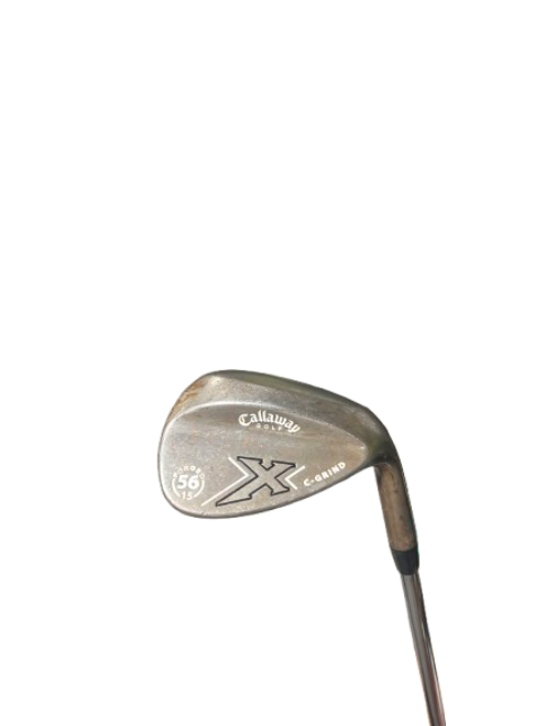 Vist Large View of Product Image Which is Used Callaway X FORGED C-GRIND RAW 56 DGR RH Golf Wedge Mens RH 56 Degree