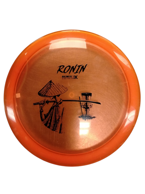 Vist Large View of Product Image Which is Used REMIX RONIN Disc Golf Driver Orange 178g