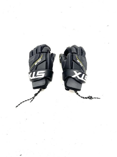 Vist Large View of Product Image Which is Used STX STALLION 200 Lacrosse Gloves Mens Black MD