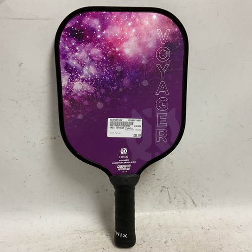 Vist Large View of Product Image Which is Used ONIX VOYAGER Pickleball Paddle Purple