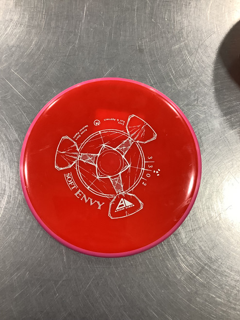 Vist Large View of Product Image Which is Used Axiom SOFT ENVY NEUTRON Disc Golf Putter Red