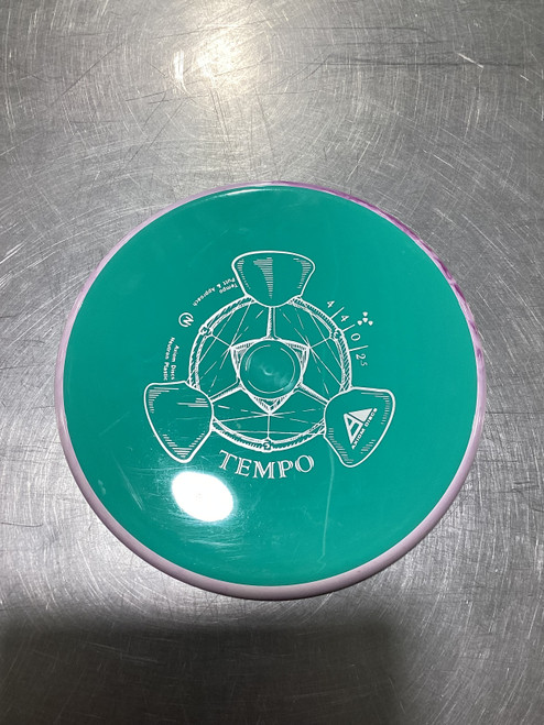 Vist Large View of Product Image Which is Used Axiom NEUTRON TEMPO Disc Golf Putter Sky Blue