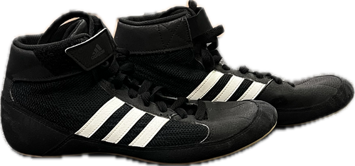 Vist Large View of Product Image Which is Used Adidas Wrestling Shoes Black Senior 8.5